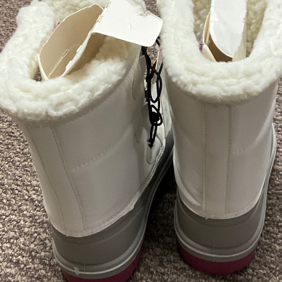 Cat & Jack White and Purple Kids Boots - Picture 3 of 4